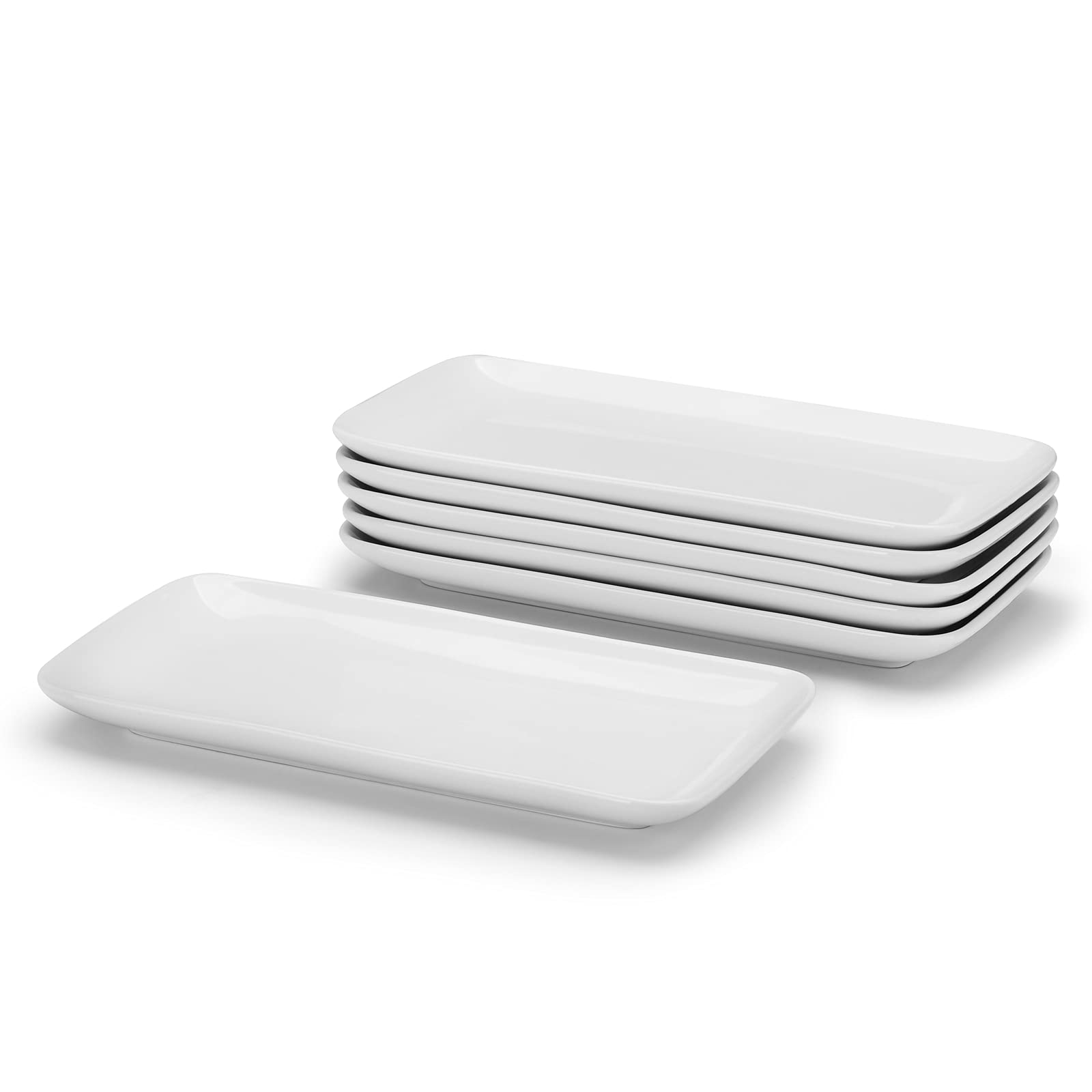 Rectagular Porcelin Platter 23.5*11.5cm Pack Of 12